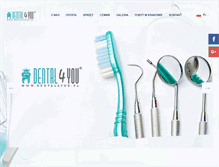 Tablet Screenshot of dental4you.pl